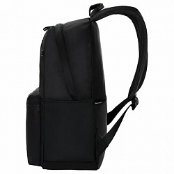Рюкзак BRAUBERG FASHION CITY универсальный, карман-антивор, "Hug me", черный, 44х31х16 см, 272570