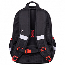 Ранец BRAUBERG FIT, 2 отделения, "Разноцветный лев", 38х27х14 см, 270618