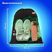 Мешок для обуви ПИФАГОР, 1 отделение, 42х34 см, "Дино", 272387