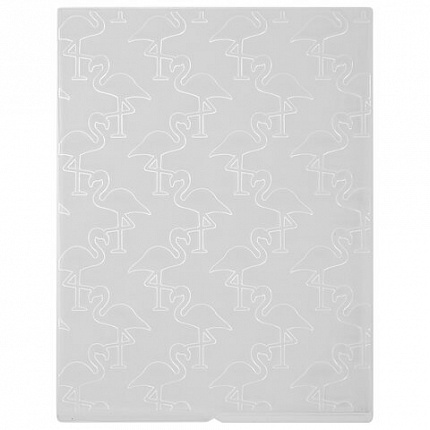 Клише для тиснения 3D "Фламинго" для Машинки для тиснения ОС-5, 108х146 мм, ОСТРОВ СОКРОВИЩ, 663800, 862-018