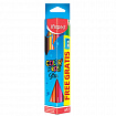 Карандаши цветные MAPED (Франция) "Color'Peps Star", 12 цветов + ТОЧИЛКА, трехгранные, грифель 3 мм, натуральное дерево,183213
