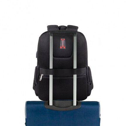 Рюкзак BRAUBERG FUNCTIONAL с отделением для ноутбука, 2 отделения, USB-порт, "Leader", 45х32х17 см, 270799