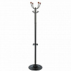 Вешалка-стойка "Квартет-З", 1,79 м, основание 40 см, 4 крючка + место для зонтов, металл, черная
