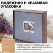 Фотоальбом BRAUBERG "Джинс" на 200 фото 10х15 см, ткань, бумажные страницы, переплет, бокс, 391173