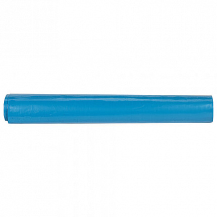 Мешки для мусора 120 л синие в рулоне 10 шт. особо прочные, ПВД 40 мкм, 70х110 см, ОФИСМАГ, 602929