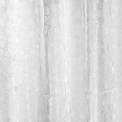 Шторка для ванной EVA, 180х200 см, кольца в комплекте, БЕЛАЯ ЛЕДЯНАЯ СВЕЖЕСТЬ, PRIMILA (ПРИМИЛА), 700099