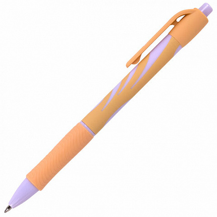 Ручка шариковая автоматическая BRAUBERG ULTRA-RT PASTEL, СИНЯЯ, 0,7 мм, линия 0,35 мм, 143933