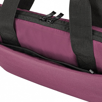 Сумка портфель HEIKKI PERSPECTIVE (ХЕЙКИ) с отд. для ноутбука 15,6", бордовая, 28х39х3 см, 272596