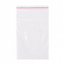 Пакеты ZIP LOCK "зиплок" ПРОЧНЫЕ, комплект 100 шт., 100х150 мм, ПВД, 60 мкм, BRAUBERG EXTRA, 608170