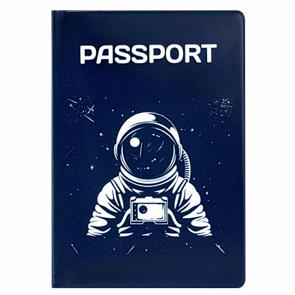 Обложка для паспорта "Cool Mix 2", 10 дизайнов ассорти, цветной принт, ПВХ, STAFF, 238859