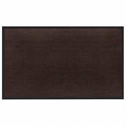 Коврик придверный 90х150 см, КОРИЧНЕВЫЙ, влаго-грязезащитный, 300 г/м2, рубчик, PRIMILA (ПРИМИЛА) STANDARD, 701017