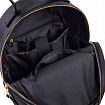 Рюкзак из экокожи BRAUBERG PODIUM женский, с отделением для планшета, черный, 34x25x13 см, 270817