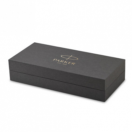 Ручка шариковая PARKER "Sonnet Core Matt Black GT", черный матовый лак, позолота, черная, 1931519