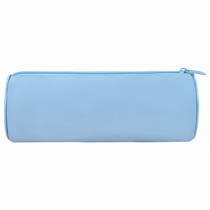 Пенал-тубус BRAUBERG, с эффектом Soft Touch, мягкий, Pastel blue, 272300