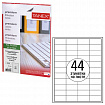 Этикетка самоклеящаяся 48,5х25,4 мм, 44 этикетки, белая, 70 г/м2, 50 листов, TANEX, сырье Финляндия, 114540, TW-2044