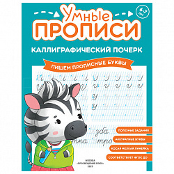 Прописи "Умные прописи КАЛЛИГРАФИЧЕСКИЙ ПОЧЕРК", 6+, КОМПЛЕКТ 3 шт., 48 стр., 165x215 мм, ПРОСВЕЩЕНИЕ, 0413-01, 90-0413-01