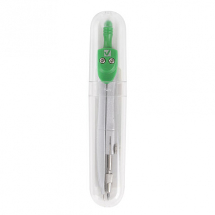 Циркуль BRAUBERG "Klasse", 125 мм, туба, классный, 210314