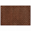 Коврик придверный 60х90 см, ВЕНГЕ, грязезащитный, 430 г/м2, фактурный рисунок АЛМАЗ, ЛЮБАША, 701056