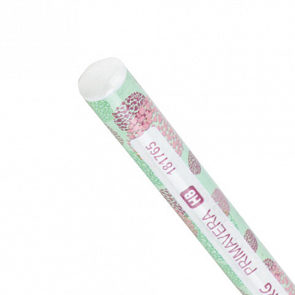 Карандаш чернографитный BRAUBERG "PRIMAVERA", 1 шт., HB, корпус ассорти, 181765