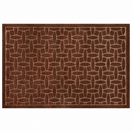 Коврик придверный 60х90 см, ВЕНГЕ, грязезащитный, 430 г/м2, фактурный рисунок АЛМАЗ, ЛЮБАША, 701056