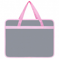 Папка на молнии с ручками BRAUBERG А4, 1 отделение, пластик, 80 мм, "Curious bunny", 272164