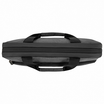 Сумка портфель HEIKKI FORWARD (ХЕЙКИ) с отделением для ноутбука 15,6", темно-серая, 29х40х9 см, 272611