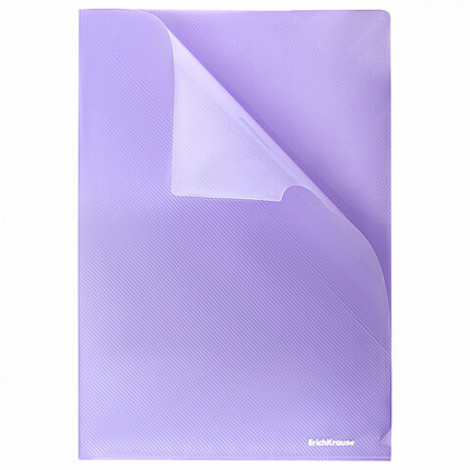 Папка-уголок ERICH KRAUSE "Diagonal Pastel", ассорти, 0,18 мм, 50170