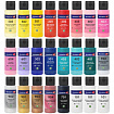Краски акриловые для техники "Флюид Арт" (POURING PAINT), НАБОР 22 цвета, 24 штуки по 60 мл, BRAUBERG ART, 192237