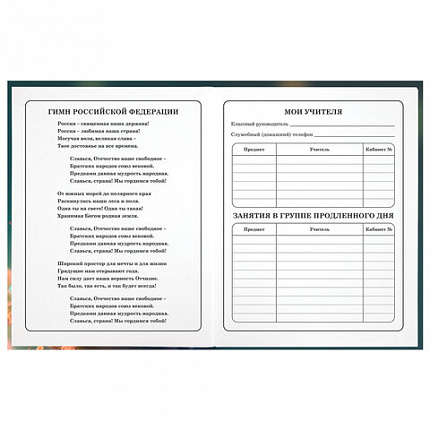 Дневник 1-4 класс 48 л., гибкая обложка, ЮНЛАНДИЯ, выборочный лак, с подсказом, "Медвежонок", 107141