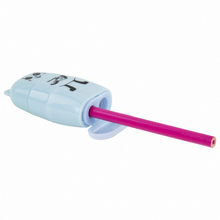 Точилка с ластиком 2 в 1 BRAUBERG KIDS "Зверушки", 2 отверстия, дизайн ассорти, 271989