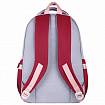 Рюкзак HEIKKI GOODLY (ХЕЙКИ) универсальный, 2 отделения, отделение для ноутбука, серый/красный, 46x33x18 см, 273869
