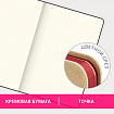 Блокнот А5 (148x218 мм), BRAUBERG "Metropolis Mix", под кожу, 80 л., в точку, бежевый, 113317
