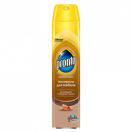 Полироль для мебели и деревянных поверхностей 250 мл, PRONTO (Пронто), аэрозоль, 864905