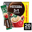 Кофе растворимый порционный NESCAFE "3 в 1 Крепкий", КОМПЛЕКТ 20 пакетиков по 14,5 г, 12460873