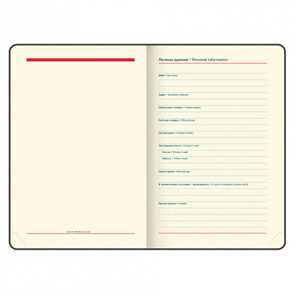 Ежедневник недатированный А5 (148х218 мм) GALANT "Magnetic", кожзам, магнитный клапан, 160 л., черный, 126272