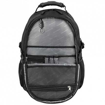 Рюкзак GERMANIUM "S-01" универсальный, с отделением для ноутбука, влагостойкий, черный, 47х32х20 см, 226947