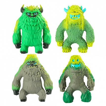 Игрушка-антистресс "ЛЕСНОЙ МОНСТР", 14 см, ассорти 4 вида, JOLLY JOT (ДЖОЛЛИ ДЖОТ), 665779