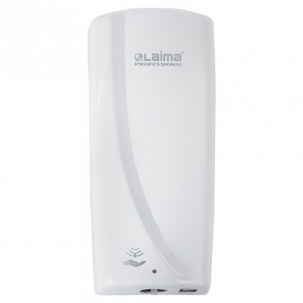 Дозатор для жидкого мыла LAIMA PROFESSIONAL ORIGINAL, НАЛИВНОЙ, СЕНСОРНЫЙ, 1 л, белый, ABS-пластик, 605778