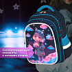 Рюкзак BRAUBERG KIDS FLOSSY, 2 отделения, 3 кармана, "Sky girl", 3D-панель, 40х28х18 см, 273179