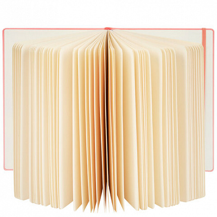 Скетчбук, слоновая кость 140 г/м2 210х297 мм, 80 л., КОЖЗАМ, резинка, BRAUBERG ART CLASSIC, пастель розовый, 116882