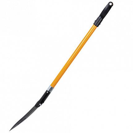 Лопата штыковая стальная 21х29 см, ОБЩАЯ ДЛИНА 115 см, черенок стекловолокно, V-ручка, RABBITEX (РАББИТЕКС) "FIBERGLASS", 700477