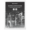Рамка 21х30 см, дерево, багет 14 мм, BRAUBERG "Elegant", белая, акриловый экран, 391294