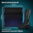 Мешок для обуви BRAUBERG БОЛЬШОЙ, с ручкой, карман на молнии, сетка, 49х41 см, "Электро", 271061