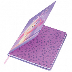 Дневник 1-11 класс 48 л., кожзам (твердая), печать, глиттер, ЮНЛАНДИЯ, "Пушистик", 107218