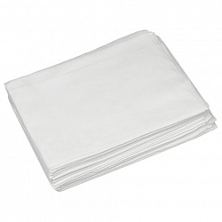 Простыня белая нестерильная 70х200 см, КОМПЛЕКТ 10 шт., спанлейс 50 г/м2, ЧИСТОВЬЕ, 00-021