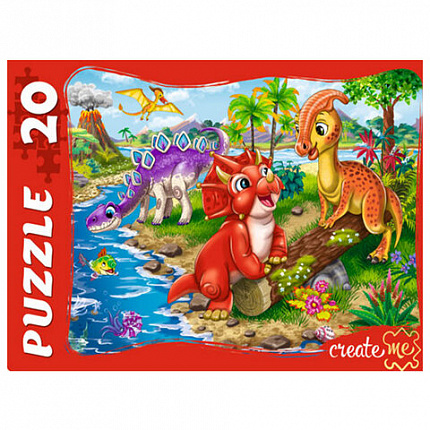 Пазл картонный "МАКСИ-ПАЗЛЫ", АССОРТИ, 180х125х40 мм, РК