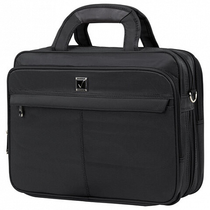 Сумка-портфель BRAUBERG с отделением для ноутбука 15,6", "Control 1", 2 отделения, серая, 39х29х11 см, 240398