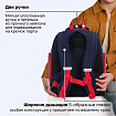 Рюкзак BRAUBERG CLASSIC, легкий каркас, премиум материал, "Лев", синий, 37х32х21 см, 228829