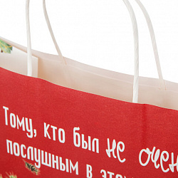 Пакет подарочный (1 штука), новогодний, 28х14х24 см, с изображением КОТИКОВ, крафт, ассорти, ЗОЛОТАЯ СКАЗКА, 592433
