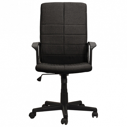 Кресло офисное BRABIX "Focus EX-518", ткань, черное, 531575